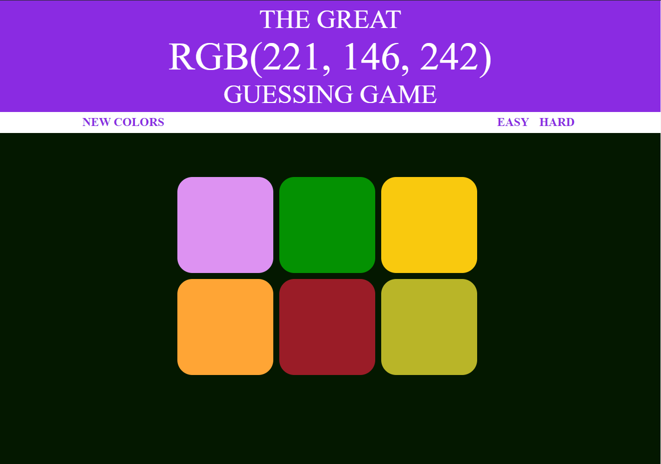 Color Guess Game Image