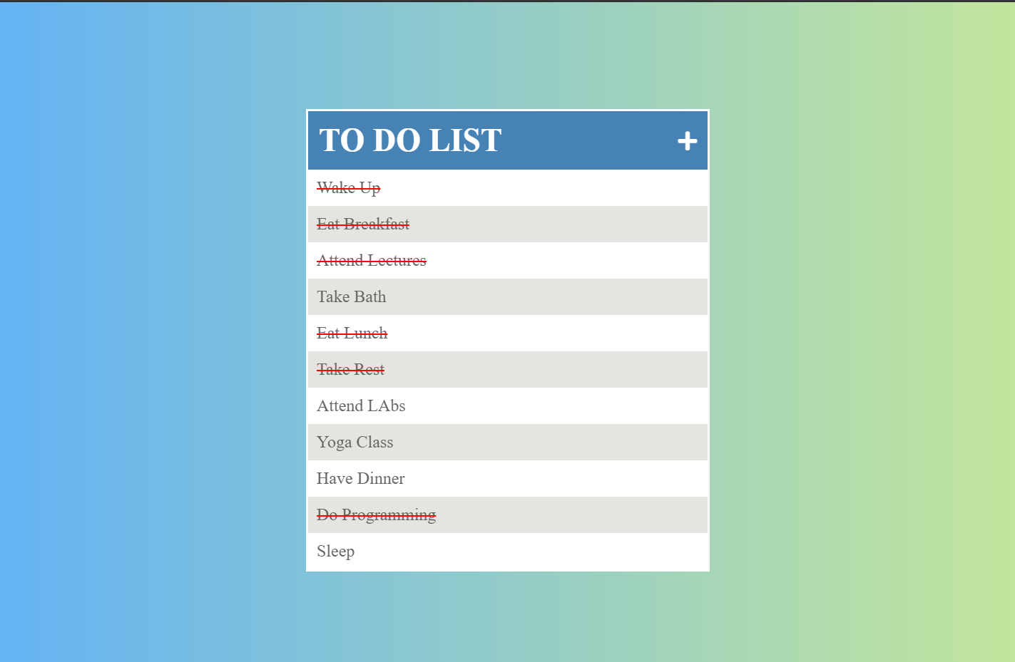 To Do List Image